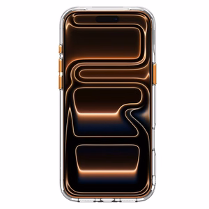 Spigen Ultra Hybrid Optik S MagSafe ümbris iPhone 18 Pro / 17 Pro jaoks, läbipaistev oranž