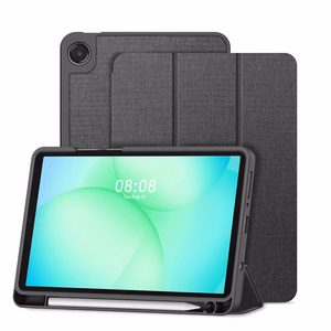 Tech-Protect SC Pen Canvas Case for Samsung Galaxy Tab A9+ / A11+ Plus 11.0 X210 / X215 / X216 / X230 / X235 / X236 - Gray