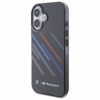 BMW Motosport IML Random Stripes iPhone 16 Plus Ümbris - must