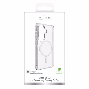 Puro LITE MAG защитный чехол для Samsung Galaxy S26 Plus совместимый с MagSafe прозрачный