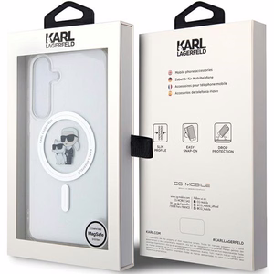 KARL LAGERFELD ümbris jaoks SAMSUNG S24 KLHMS24SHGKCNOT (MAGSAFE IML KC) läbipaistev