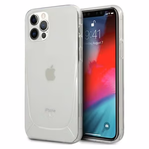 Mercedes Läbipaistev Line ümbris iPhone 12 / iPhone 12 Pro jaoks - Läbipaistev