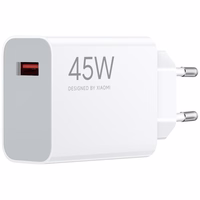 XIAOMI original laadija USB A QC3.0 4.1A 45W MDY-17-EF valge bulk