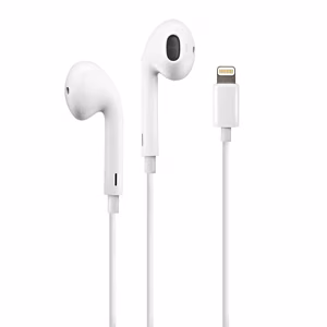 Headphones Apple EarPods Lightning white MWTY3ZM/A