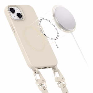 Tech-Protect MagNecklace MagSafe iPhone 15 Ümbris - Beige