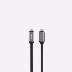 Momax Elite Link USB-C–USB-C kaabel, 1 m, PD 100 W, must