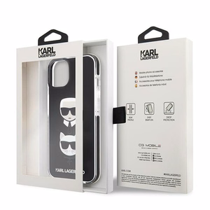Karl Lagerfeld KLHCP13STPE2TK iPhone 13 mini 5,4 "hardcase black / black Karl & Choupette Head
