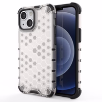 Honeycomb Case soomuskaitse TPU kaitsekattega iPhone 13 mini läbipaistev
