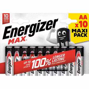 ENERGIZER patareid MAX AA LR6 10 tk ECO