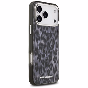 Karl Lagerfeld IML Leopard Pattern MagSafe Ümbris jaoks iPhone 17 Pro Max - Must