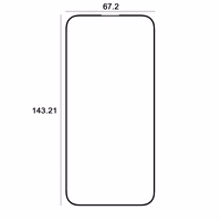 Etteri karastatud klaas 9D iPhone 15 Pro 6,1"