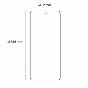 Karastatud klaas 2,5D jaoks Samsung Galaxy A55 5G
