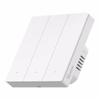 SONOFF M5-3C-86W WiFi Matter nutikas seina lüliti (3-channel)