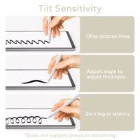 Tech-Protect Digital Magnetic Stylus Pen 3 Magnetic jaoks iPad Tablet - Valge