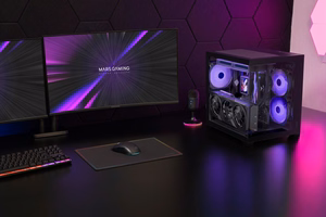 Mars Gaming MCVIEW3 computer case Mini Tower Black