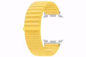 Kollane Samsung SVL33LY Fabric Band kangast kellarihm (M/L) Galaxy Watch9 ja Galaxy Watch8 mudelitele