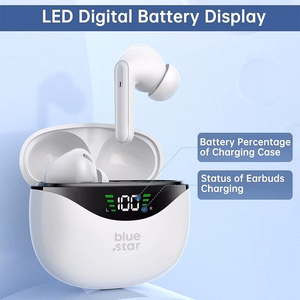 Juhtmevaba earbuds sinine Star T60 TWS valge