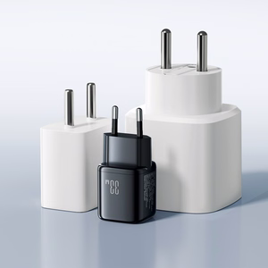 Joyroom JR-TG7 33W USB-A + USB-C wall charger with 30W USB-C - Lightning 1m cable - black