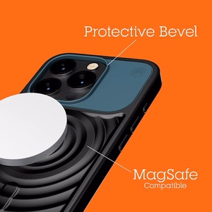 STM Reawaken Ripple MagSafe ümbris seadmele iPhone 15 Pro Max, must ja atlandisinine