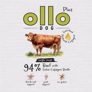 Ollo Plus Collagen Beef – märg koeratoit veiselihaga ja kollageeniga, 400 g