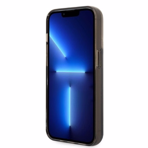 Karl Lagerfeld Liquid Glitter Elong ümbris jaoks iPhone 14 Pro - must