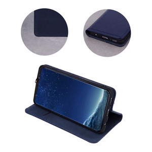 Genuine Leather Nutikas Pro for iPhone 17 6,3" tumesinine