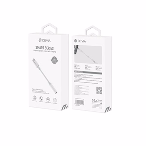 Devia adapter EC608 USB-C - jack 3,5mm valge