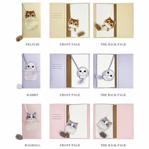 NIMMY set 2in1 notebook + pen BIG EYED PET 2.0 Rabbit lilla
