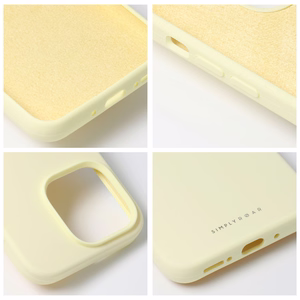 Roar Cloud Skin silikoonümbris iPhone 15 Pro Max Light Yellow