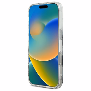 Karl Lagerfeld IML Karl Head Electroplated iPhone 16 Pro Ümbris - Clear
