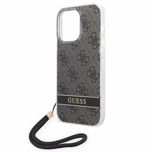 Guess GUOHCP14LH4STK iPhone 14 Pro 6.1 "must / must hardcase 4G Print Strap