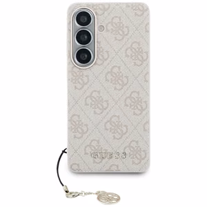 Guess case 4G Classic Logo Charm MagSafe for Samsung Galaxy S26 pink