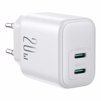 Joyroom JR-TCF12 mains laadija 2x USB-C 20W PD / QC 3.0 - valge
