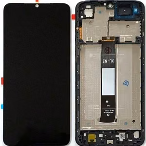 LCD ekraan Xiaomi Redmi A1/A1+/A2/A2+ puuteekraaniga raamiga must originaal (teeninduspackett)