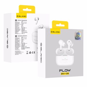 Blavec Bluetooth TWS Kõrvaklapid BW-05 Flow (BW05F-W) valge