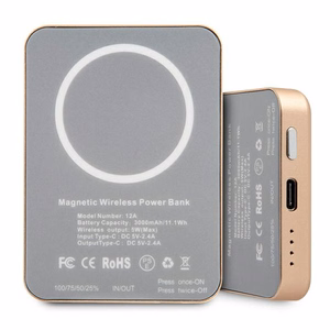 Guess беспроводной внешний аккумулятор 5W GUPBMSVSLG 3000mAh золотой/золотой MagSafe