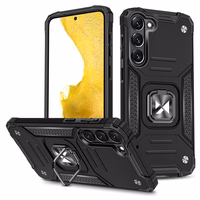 Wozinsky Ring Armor ümbris jaoks Samsung Galaxy S23 armored cover magnetic holder ring must