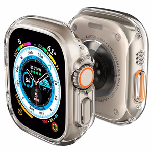 Spigen Thin Fit Ümbris jaoks Apple Watch Ultra 1 / 2 / 3 (49 mm) - Läbipaistev