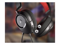 CORSAIR HS35 v2 mängukõrvaklapid punased