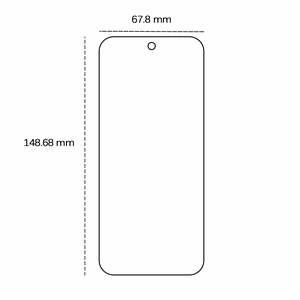 Karastatud klaas 2,5D jaoks Google Pixel 9a