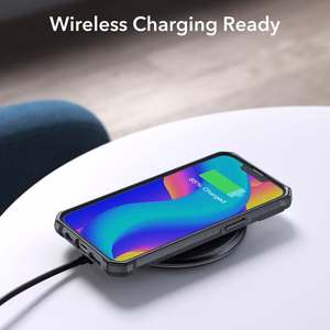 ESR Air Armor ümbris iPhone 14 Plus'ile - läbipaistev must