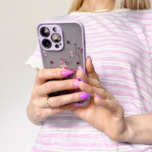 Disainiümbris iPhone 12 Pro lilleümbris helesinine
