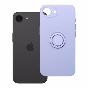 SILICONE RING ümbris jaoks IPHONE 16e (SE 4 2025) violet