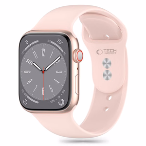 TECH-PROTECT SILICONE APPLE WATCH 4 / 5 / 6 / 7 / 8 / 9 / SE (38 / 40 / 41 MM) HELEROOSA