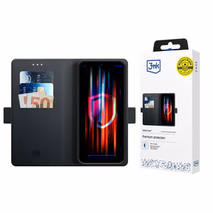 3mk Wallet Ümbris jaoks Samsung Galaxy S25 Edge - must