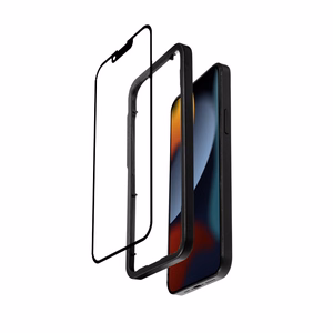 Crong 3D Armor Glass karastatud ekraanikaitseklaas seadmele iPhone 17e / 16e / 14 / 13 / 13 Pro koos paigaldusraamiga
