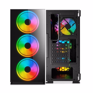 SAVIO Prime X1 ARGB Glass arvutikorpus, must