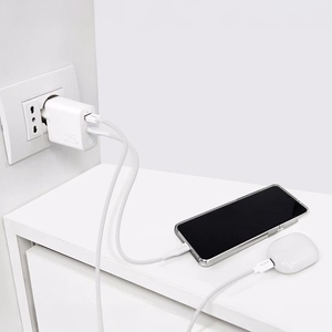 Puro 25W Power Delivery USB-A USB-C Wall Laadija - valge