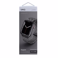 Uniq Aspen punutud rihm Apple Watch 1/2/3/4/5/6/7/8/SE/SE2 44/42/45mm - hall