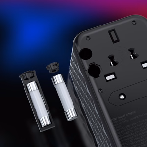 Choetech PD6028 EU / US / AUS / UK travel adapter 2x USB-C 2x USB-A 100W - must